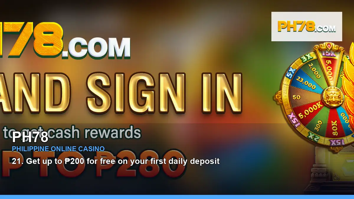 PH78 online casino and slot games for Philippine players
